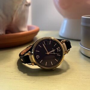 Fossil Black and Gold Watch